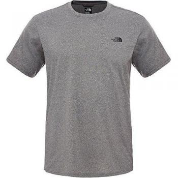 North Face Reaxion Amp Crew Eu - Camiseta para hombre, color gris, talla S