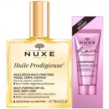 Nuxe Huile Prodigieuse 100ml + Hair Prodigieux Champú 30ml