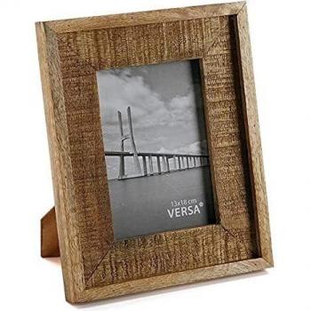Portafotos de Madera Versa 13x18 cm Marrón