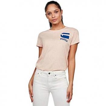 G-STAR RAW Diamond Line Allover Graphic Top Rosa