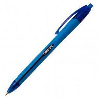 Bolígrafo Retráctil Tacto Goma Campus Colours 0,7 mm Azul
