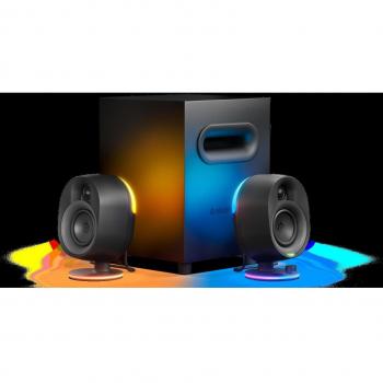 SteelSeries Arena 7 Altavoces Gaming 2.1 RGB con Iluminación RGB - Negro (61543)