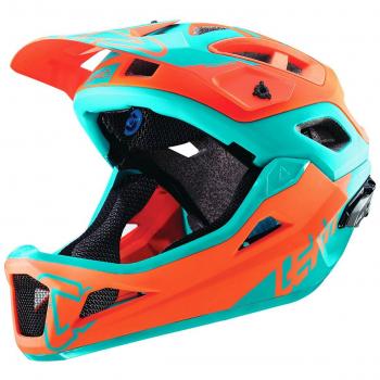 Leatt Dbx 3.0 Enduro V1 casco Mixta, Dbx 3.0 Enduro V1, naranja/azul