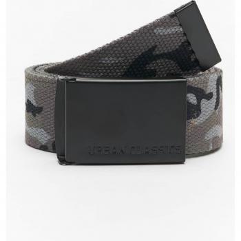 Urban Classics Unisex Grey Camo Canvas Belt