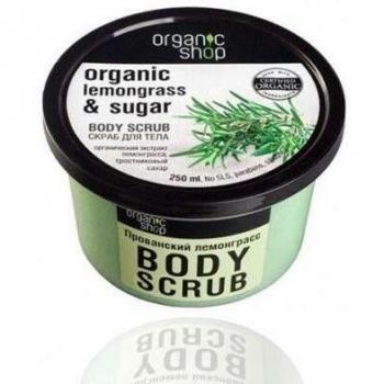 ORGANIC SHOP Exfoliante Corporal Provence Lemongrass 250ml, Estándar, Único