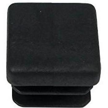 MAURER 5330704 Contera Cuadrada Interior Negra 20x20 mm. Blister 4 Piezas, Multicolor