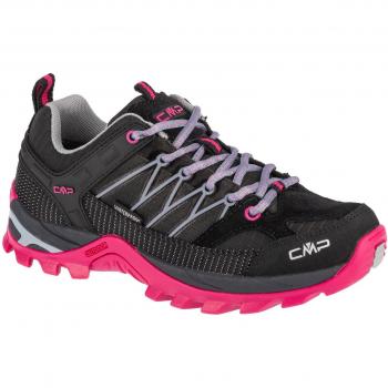 CMP Rigel Low Women's Waterproof Trekking Shoes - Anthracite Fuchsia, Size 36