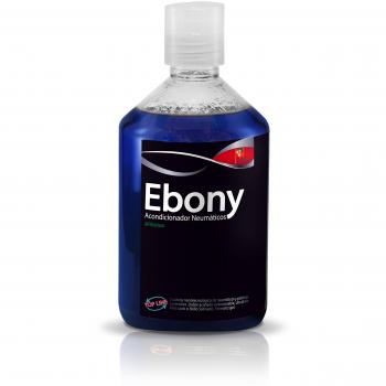 Sisbrill Ebony Acondicionador y Protector de Neumáticos - Negro Duradero - Brillo Satinado y Acabado Seco - No se va con la Lluvia - 500ml