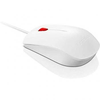 Ratón óptico ambidextro USB tipo A Lenovo 4Y50T44377 1600 DPI blanco