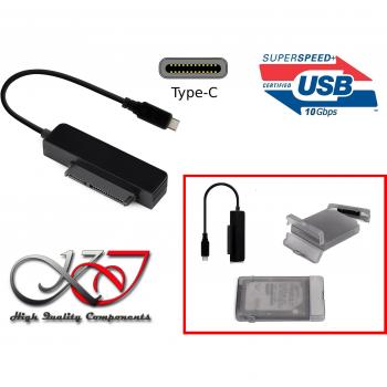 Kalea-Informatique - Convertidor adaptador SATA a USB 3.1 Type C