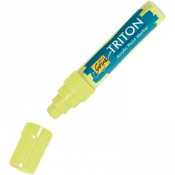 KREUL 17938 (solo Goya TRITON Acrylic Paint Marker, punta biselada 15 mm) lichtgrün