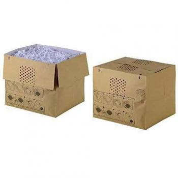 Rexel Auto+500X/M - Pack de 50 bolsas reciclables expandibles para destructora de papel, 80 l de capacidad
