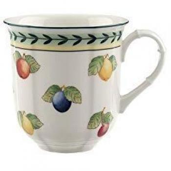 Villeroy & Boch French Garden Fleurence Coffee Mug, 300 ml, Height: 9 cm, Premium Porcelain, White/Multicoloured, 1 Count