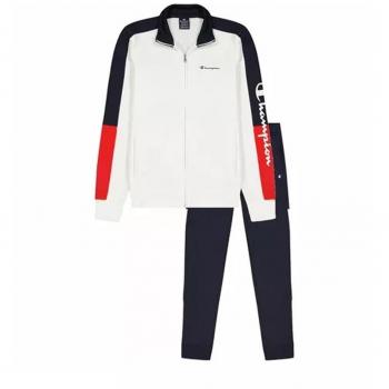 Chándal de fitness Champion Full Zip Suit Blanco para Hombre