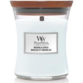 WoodWick Magnolia Birch Medium Hourglass Candle