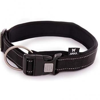 Collar de perro ajustable de nylon Arka XL con correa incluida