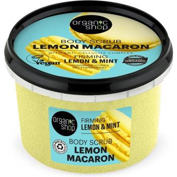Exfoliante corporal reafirmante macaron de limón, Organic Shop 250 ml