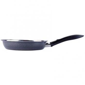 Sartén Magefesa K2 Gransasso de 32 cm, Acero Esmaltado Vitrificado en Gris, Apto para Inducción y Lavavajillas