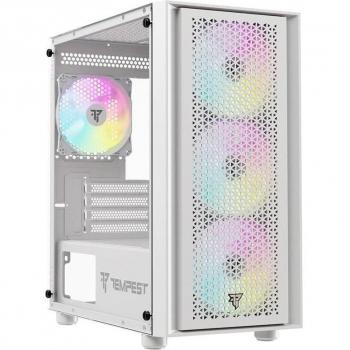 Tempest Rampart ARGB M-ATX Cristal Templado USB 3.0 Blanca