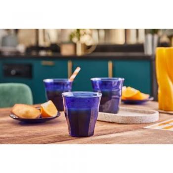 Set de 6 Vasos Duralex Picardie Cristal Azul 250 ml