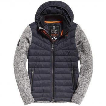 Superdry - Abrigo - para Hombre Gris Light Grey Grit X-Small