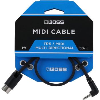 Boss BMIDI-1-35 3.5mm TRS to MIDI Cable (0.30m)