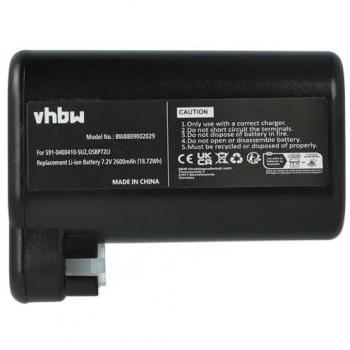 Batería compatible Electrolux RX9-2-4STN (2600 mAh, 7.2 V, Li-Ion) - Vhbw