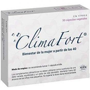 ClimaFort Complemento Alimenticio para Menopausia, 30 Cápsulas