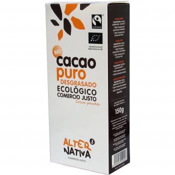 Alternativa 3 - Cacao Puro desgrasado Bio Alternativa, 150 g