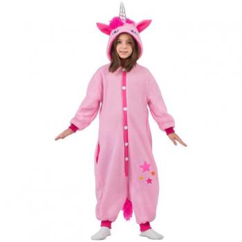 Conjunto de Disfraz de Unicornio Rosa con Capucha para Niños