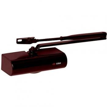 Cisa 1.C1415.03.0.44 - Cierrapuertas new smart-plus fuerza 3 sin retencion negro
