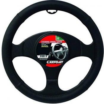Funda de volante Carpoint 2510047 - Cuero sintético negro