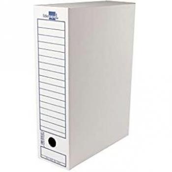 Caja archivo definitivo liderpapel carton 340 g/m2 folio prolongado