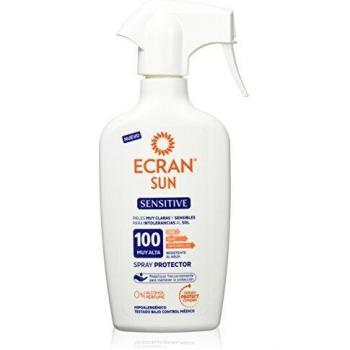 Ecran Sun Sensitive, Protector Solar para Pieles Muy Claras, Sensibles e Intolerantes al Sol, con SPF100 - Formato Familiar de 300 ml