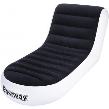 Bestway 75064 - Sofá Hinchable Extra Confortable Chaise Lounger 165x84x79 cm