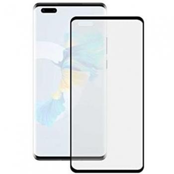 Protector de Pantalla Ksix de Cristal Templado 2.5D para Huawei Mate 40, Borde Negro, Alta Sensibilidad y Transparencia, Grosor 0.3 mm