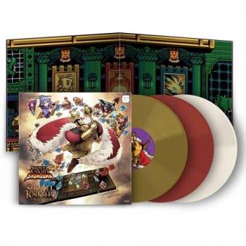 Vinilo Shovel Knight: King of Cards - Banda Sonora Definitiva (3 LP Colores: Dorado, Rojo, Blanco) Nuevo