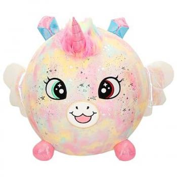 Biggies Peluche Hinchable XXL Unicornio Fantasía con Hinchador de Pie, Juguete Suave y Regalo para Niños 3 Años