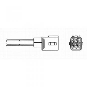 Sonda lambda NGK 4376 - Sensor de oxígeno, tipo: sonda lambda, compatible con diversos modelos de vehículos, alta precisión en la medición de gases, diseño duradero y resistente a altas temperaturas, fácil instalación