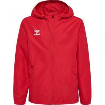 Hummel Chaqueta Essential AW para niños, chaqueta de entrenamiento, material transpirable, diseño ligero, cierre con cremallera completa, bolsillos laterales con cremallera, ajuste regular