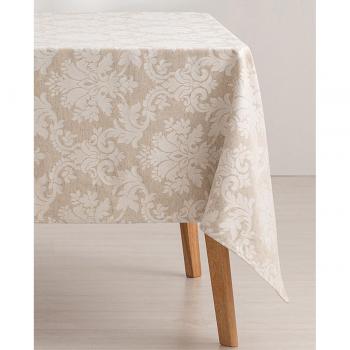 Mantel antimanchas mesa rectangular floral jacquard impermeable Dama