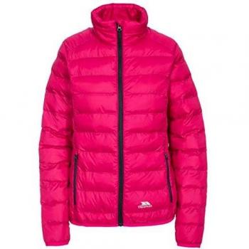Trespass Julianna - Chaqueta ultraligera para mujer con acolchado de plumón, Mujer, Chaqueta ultraligera con acolchado de plumón., FAJKCATR0003_CASS, fucsia, S