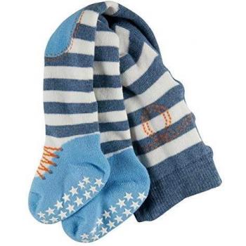 Falke Crawler Boy Rutschfeste Abs Sohle Medias, Azul