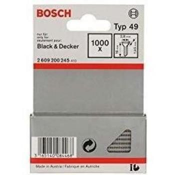 Bosch 2 609 200 245 - Pack de 1000 clavijas de grapadora tipo 49