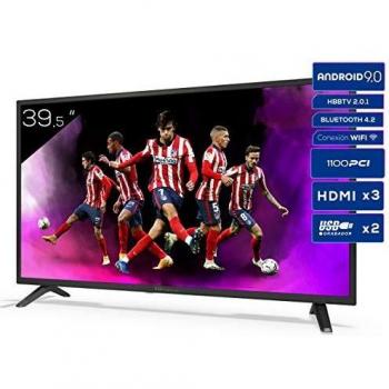 TD Systems - Smart TV 39,5 Pulgadas - Televisores 3 años de garantía, Android, 3X HDMI, 2X USB - K40DLJ12FS