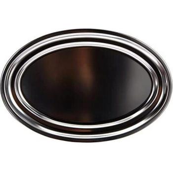 Lacor Fuente Oval, Acero, Plateado, 40x26 cm