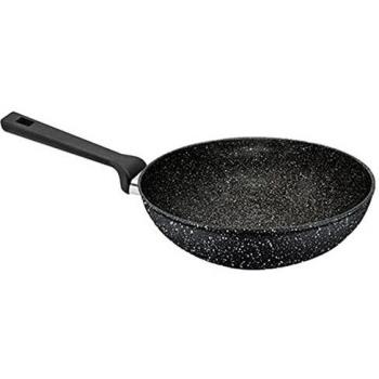 Wok San Ignacio 28cm Aluminio Forjado Inducción Resistente a Altas Temperaturas