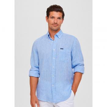 Camisa Façonnable de Hombre en Lino Natural 100% Elegante