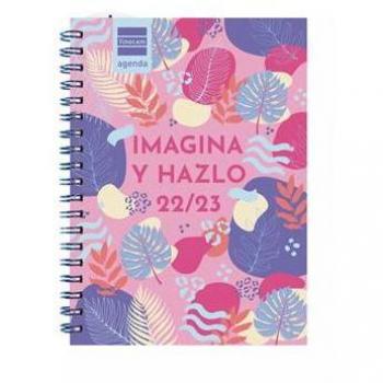 Agenda escolar 2022-2023 mini institut 1/8 semana vista horizontal hazlo finocam 530403723
