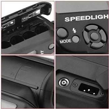 Neewer® NW-985N i-TTL Pantalla de 4-Color TFT LCD * Sincronización de Alta Velocidad * Cámara de flash Esclavo Speedlite con Difusor de Flash Para Nikon D50 D60 D70 D3S D70S D80 D80S D200 D300 D300S D700 D3100 D3000 D7000 D5100 D5000 and Todos Los Otro